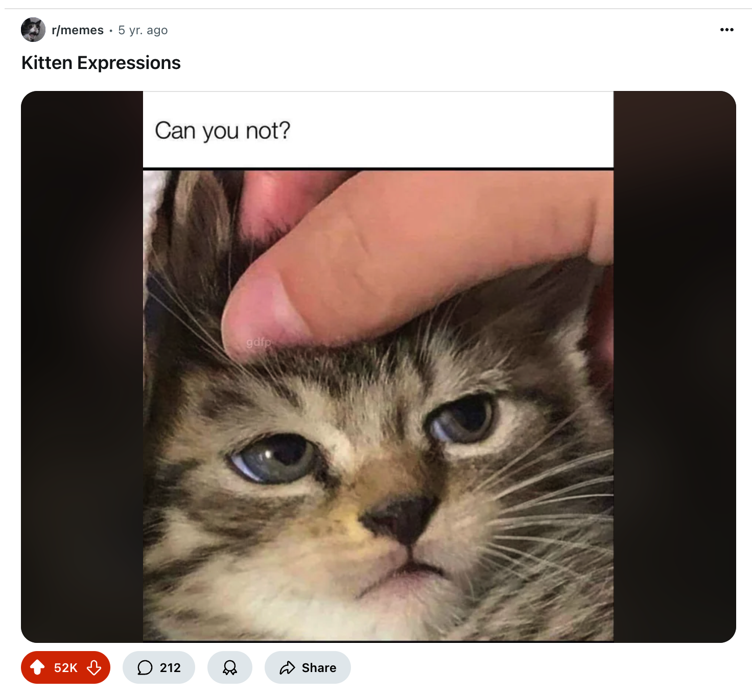 Reddit meme with 50,000+ upvotes